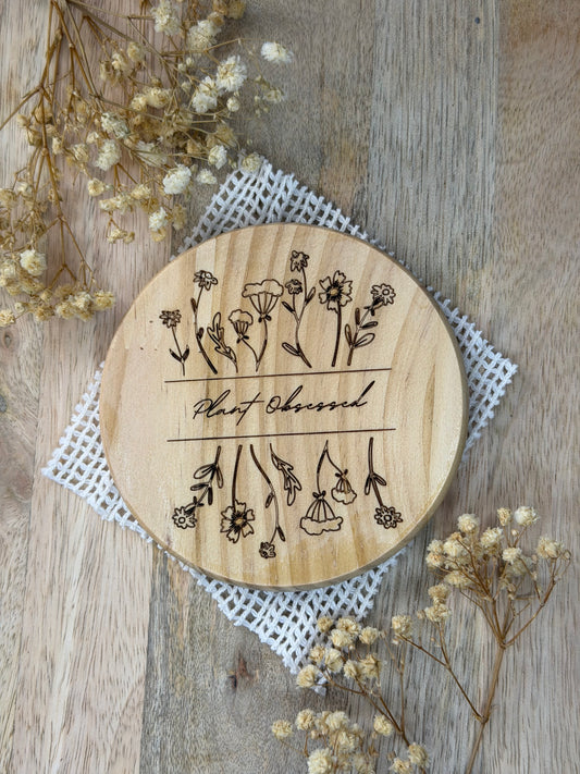 Engraved Wooden Coaster